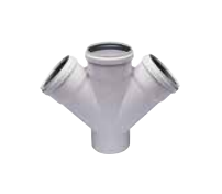 PVC-U   ÇİFT ÇATAL  45,  3.2 (125 * 110)